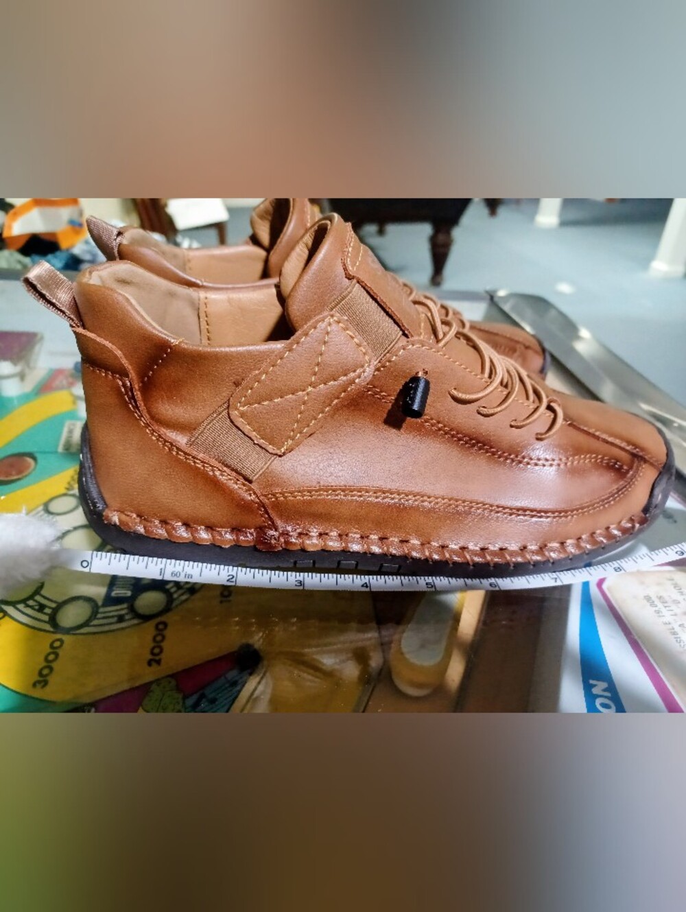 Women’s Tan Ankle Booties — Casual Comfort - Picture 7 of 8